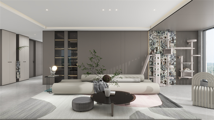 整家定制方案，全屋空間一體化設計、一站式配齊